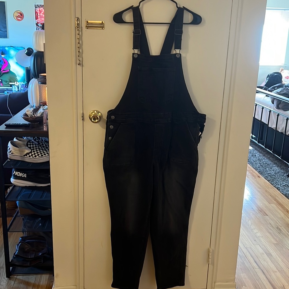 Old Navy Black Overalls